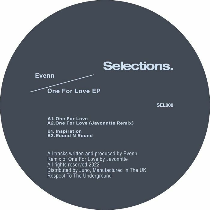 Evenn/ONE FOR LOVE (JAVONNTTE REMIX) 12"