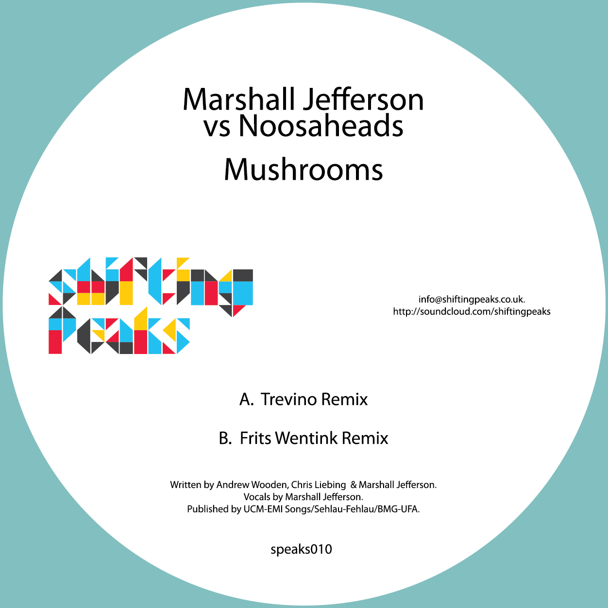 Marshall Jefferson/MUSHROOMS-2012 RX 12"
