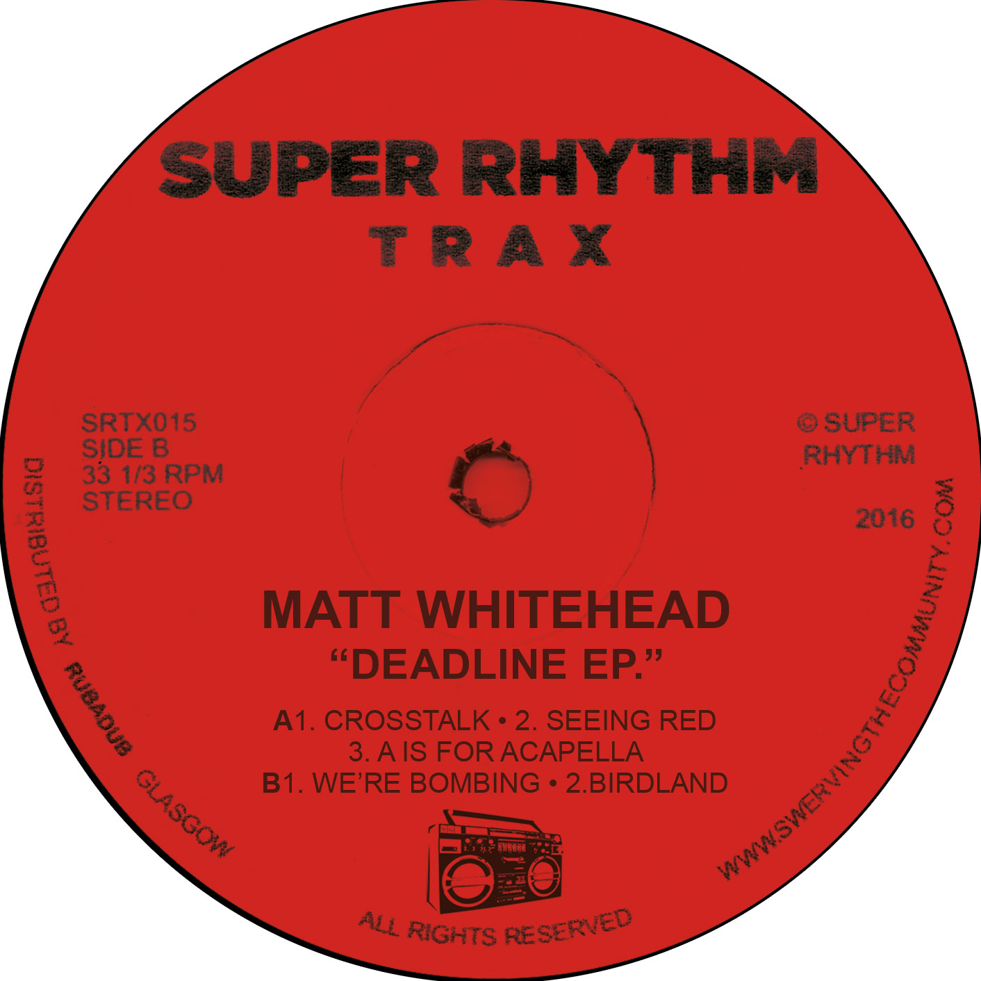 Matt Whitehead/BOMBING EP 12"