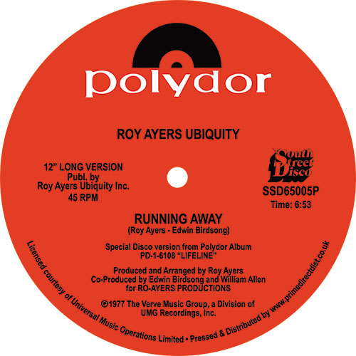 Roy Ayers Ubiquity/RUNNING AWAY 12"