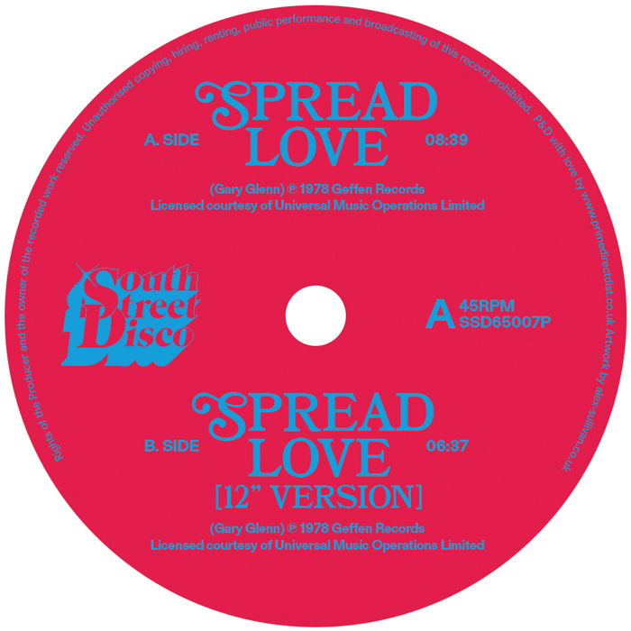 Al Hudson/SPREAD LOVE 12"