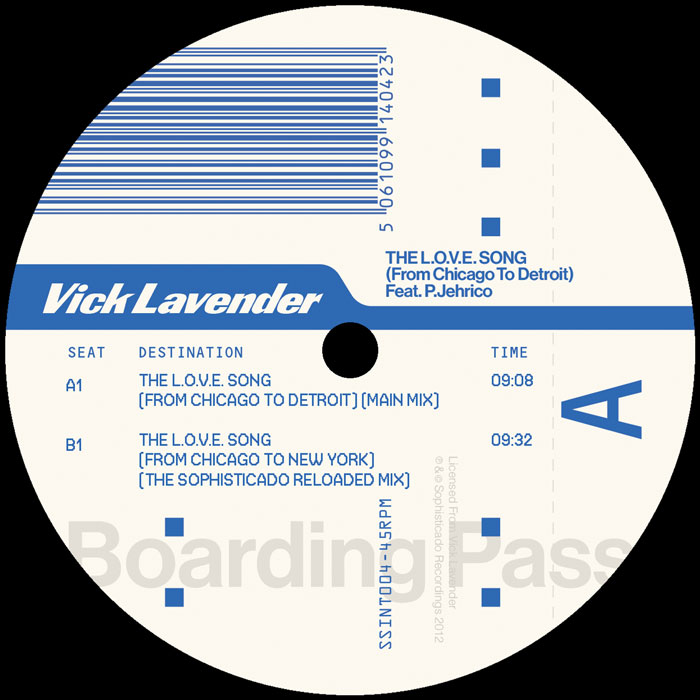 Vick Lavender/THE L.O.V.E SONG 12"