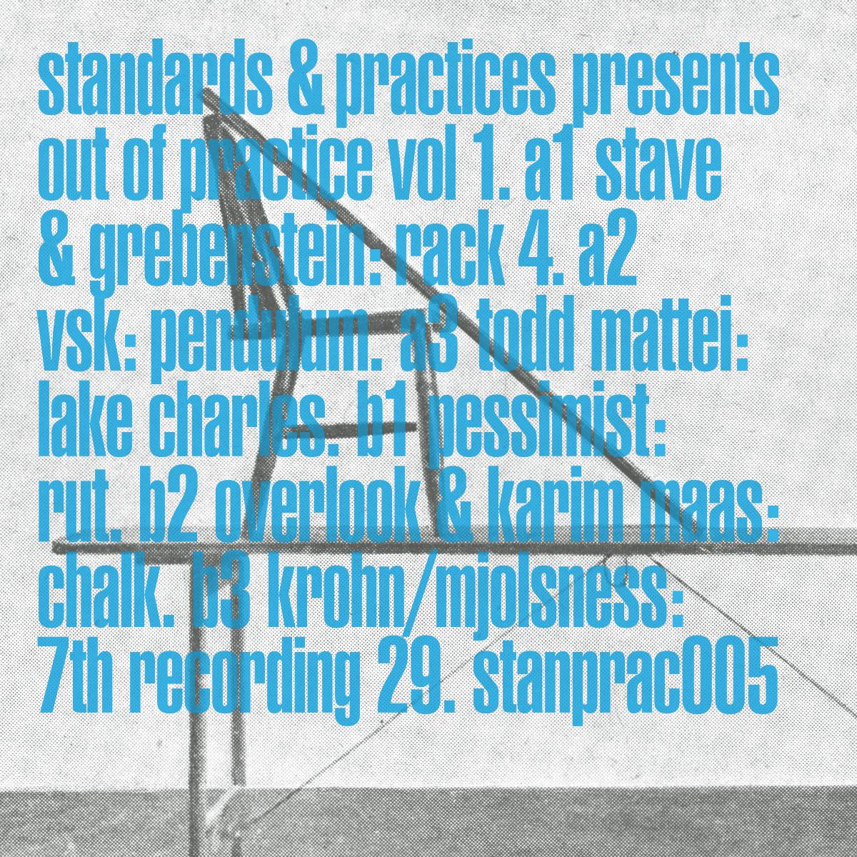 Various/OUT OF PRACTICE VOL. 1 EP 12"