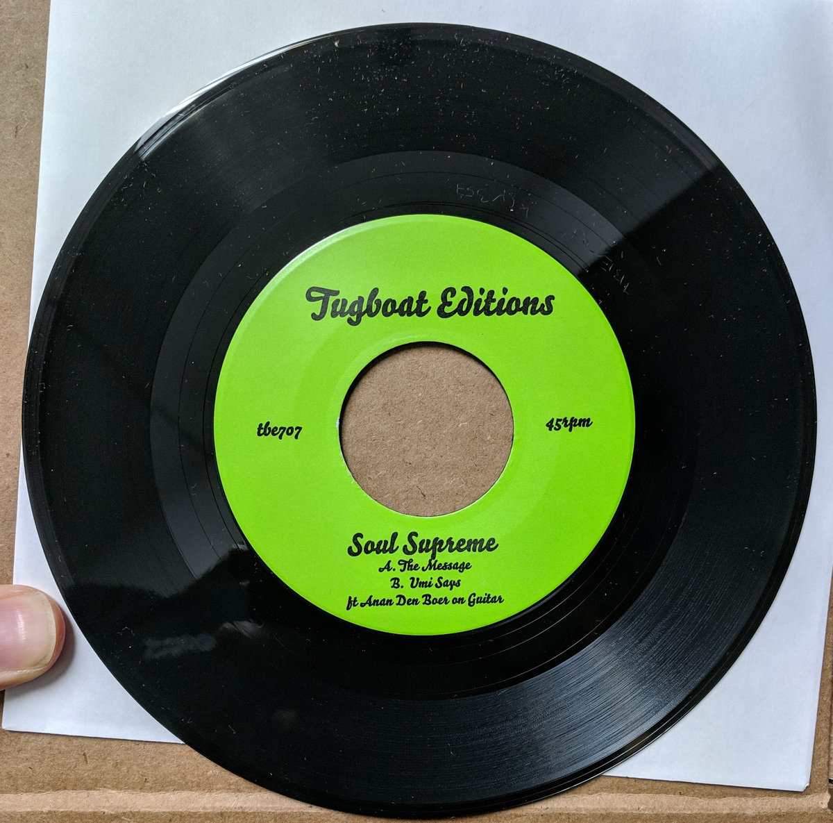 Soul Supreme/THE MESSAGE (COLOR) 7"