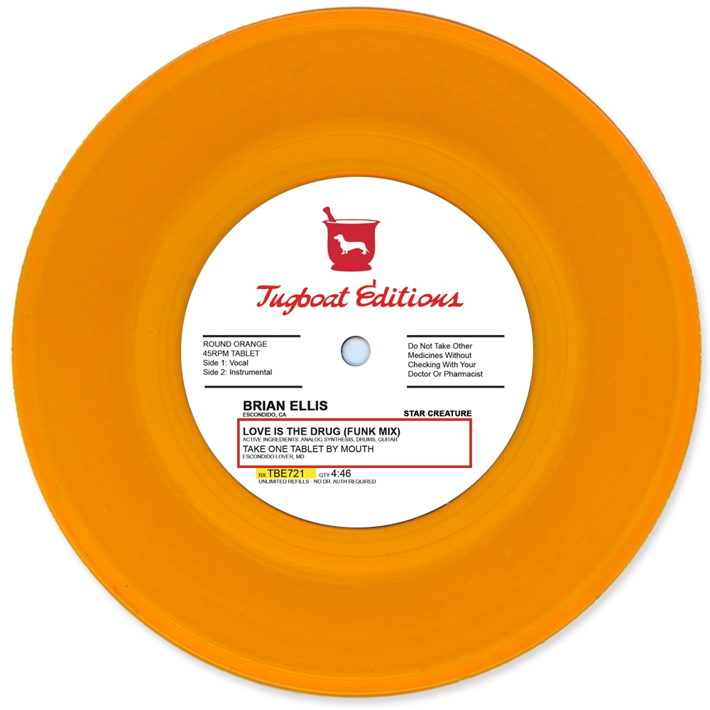 Brian Ellis/LOVE IS THE DRUG 7"