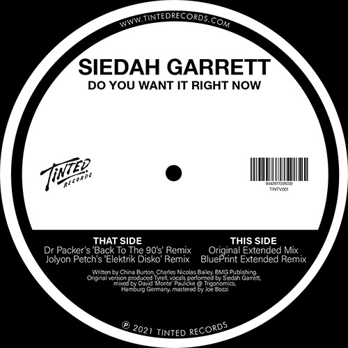 Siedah Garrett/DO YOU WANT IT.. 2021 12"