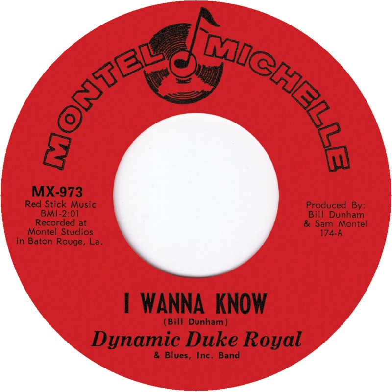 Dynamic Duke Royal/I WANNA KNOW 7"