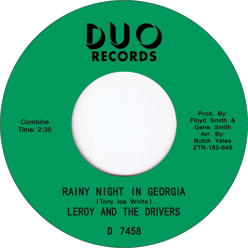 Leroy & The Drivers/RAINY NIGHT IN 7"