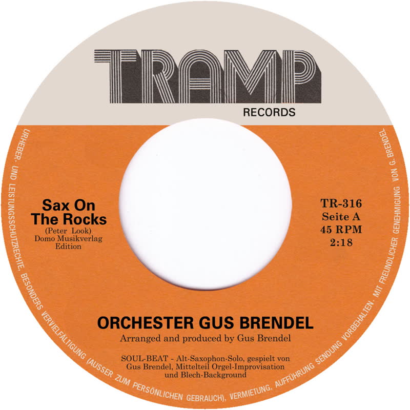 Gus Brendel/SAX ON THE ROCKS 7"