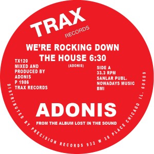 Adonis/WE'RE ROCKIN DOWN THE HOUSE 12"