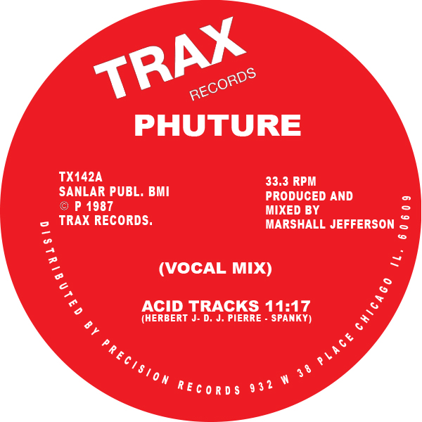 Phuture/ACID TRACKS (RED VINYL) 12"
