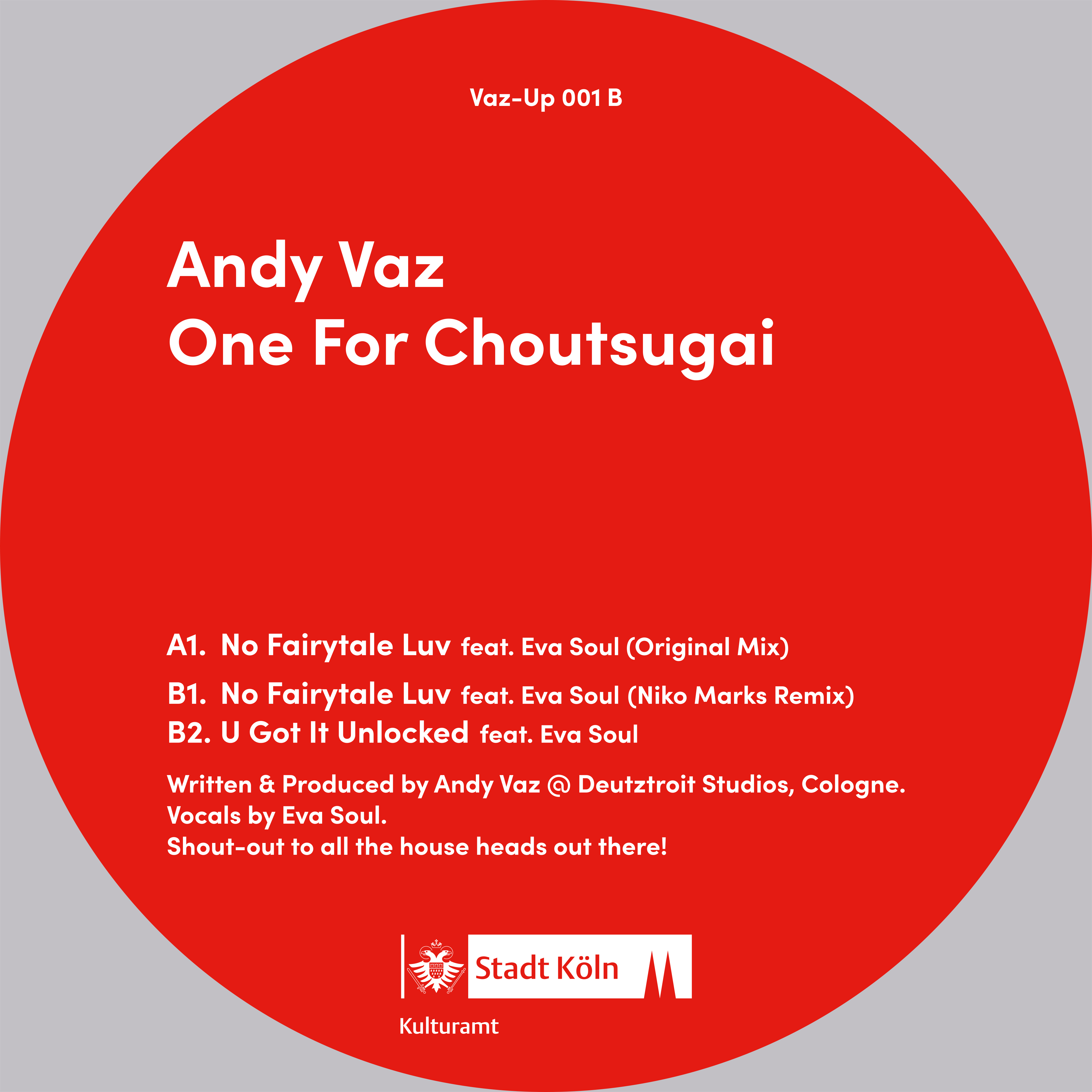 Andy Vaz/ONE FOR CHOUTSUGAI (RED CV) 12"