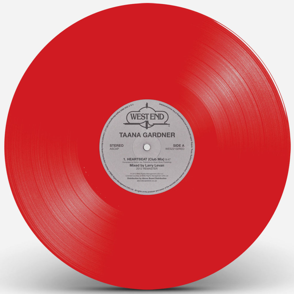 Taana Gardner/HEARTBEAT (RED) 12"