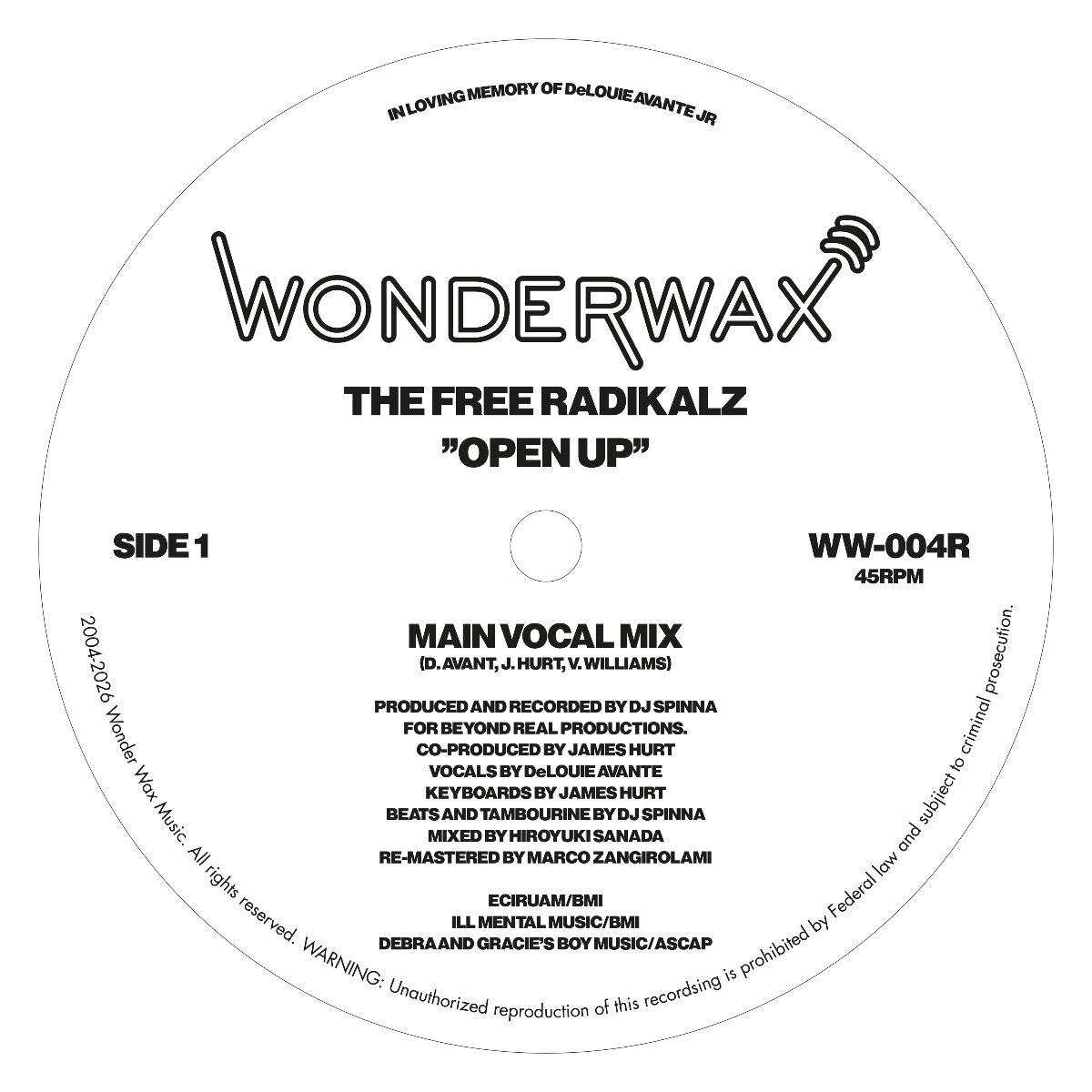 Free Radikalz/OPEN UP (REISSUE) 12"