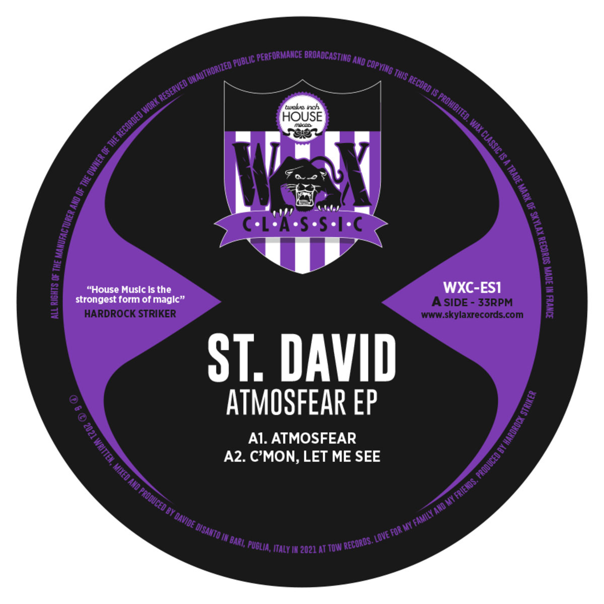St. David/ATMOSFEAR EP 12"