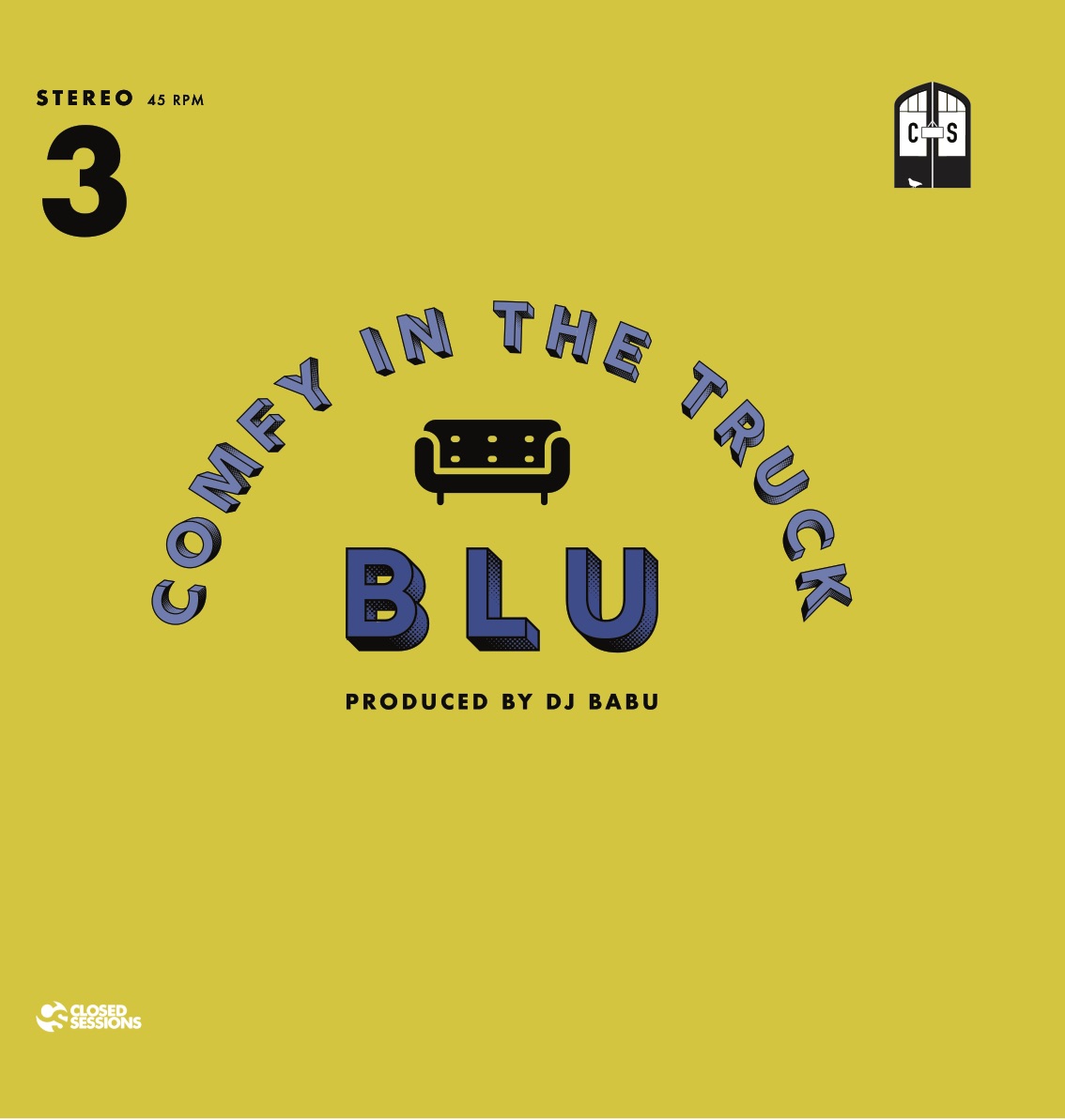 Blu & DJ Babu/COMFY IN THE TRUCK 7" Blu & DJ Babu/COMFY IN THE TRUCK 7"