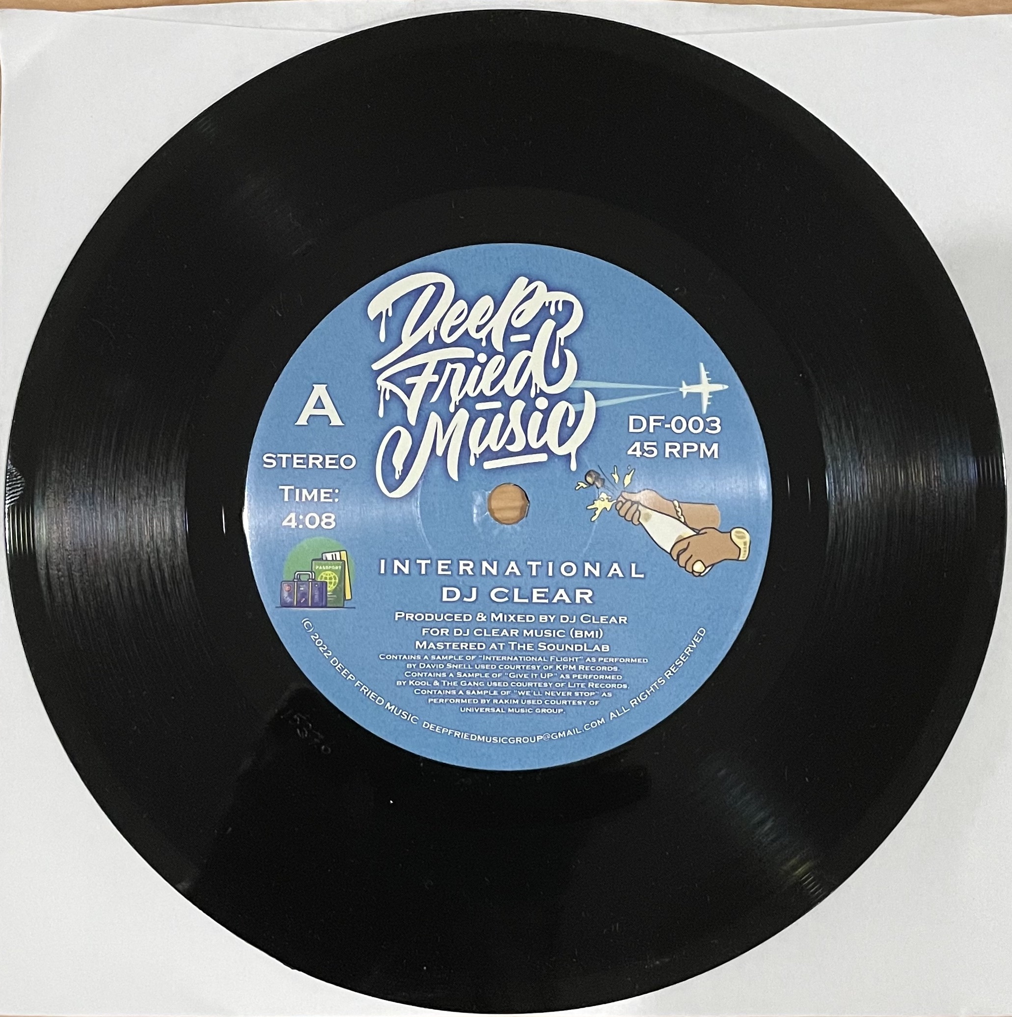 DJ Clear/INTERNATIONAL & EL KAMINO 7" DJ Clear/INTERNATIONAL & EL KAMINO 7"