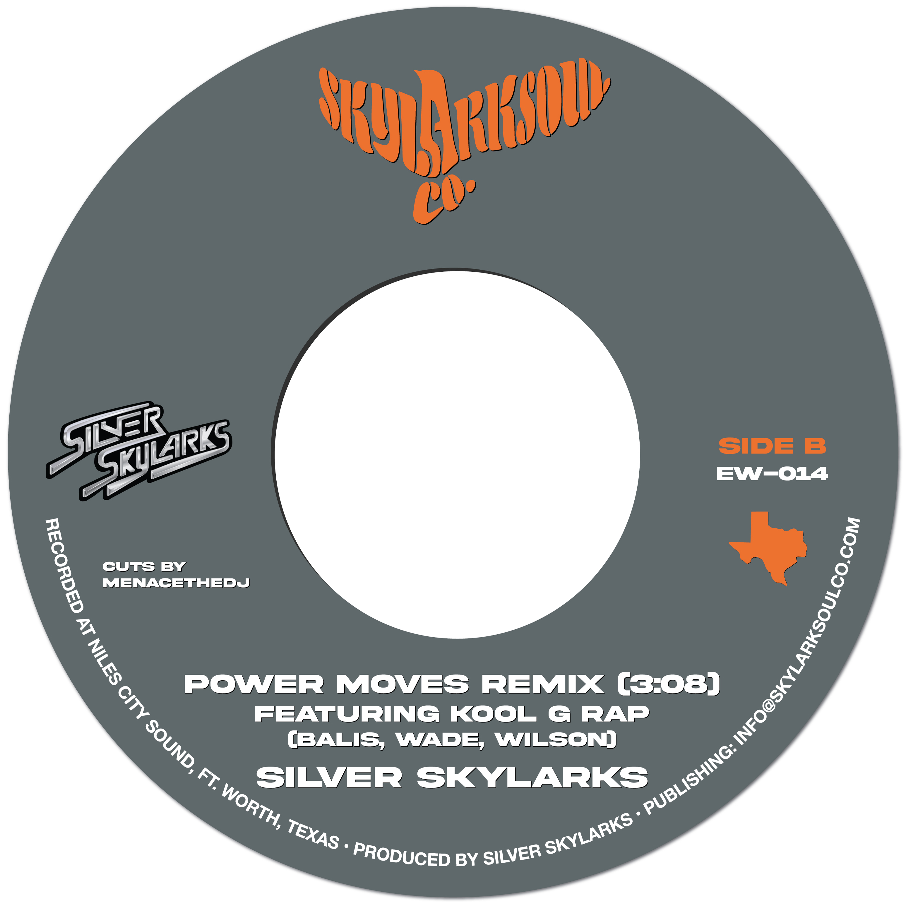 Silver Skylarks/POWER MOVES 7"