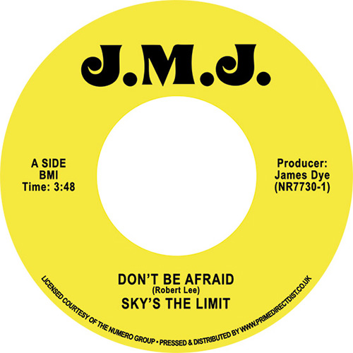 Sky's The Limit/DON'T BE AFRAID 7"