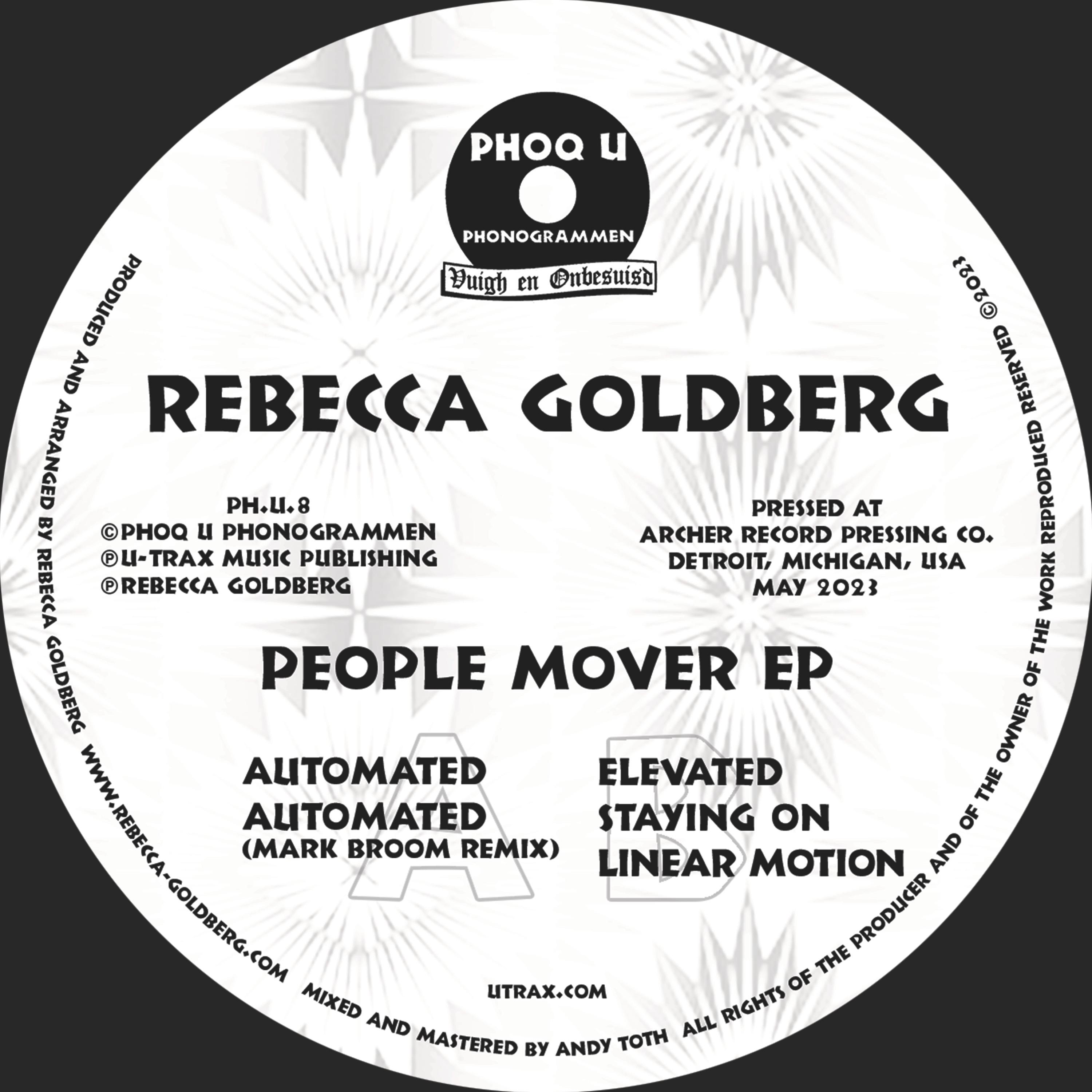 Rebecca Goldberg/PEOPLE MOVER EP 12"