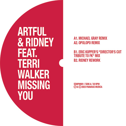 Artful & Ridney/MISSING YOU REMIXES 12"