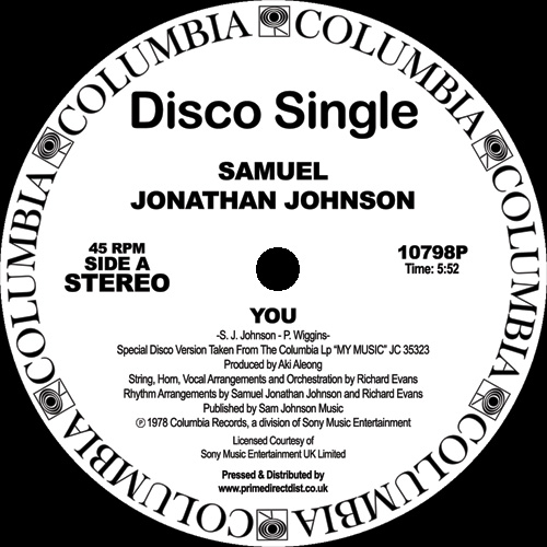 Samuel Jonathan Johnson/YOU 12"