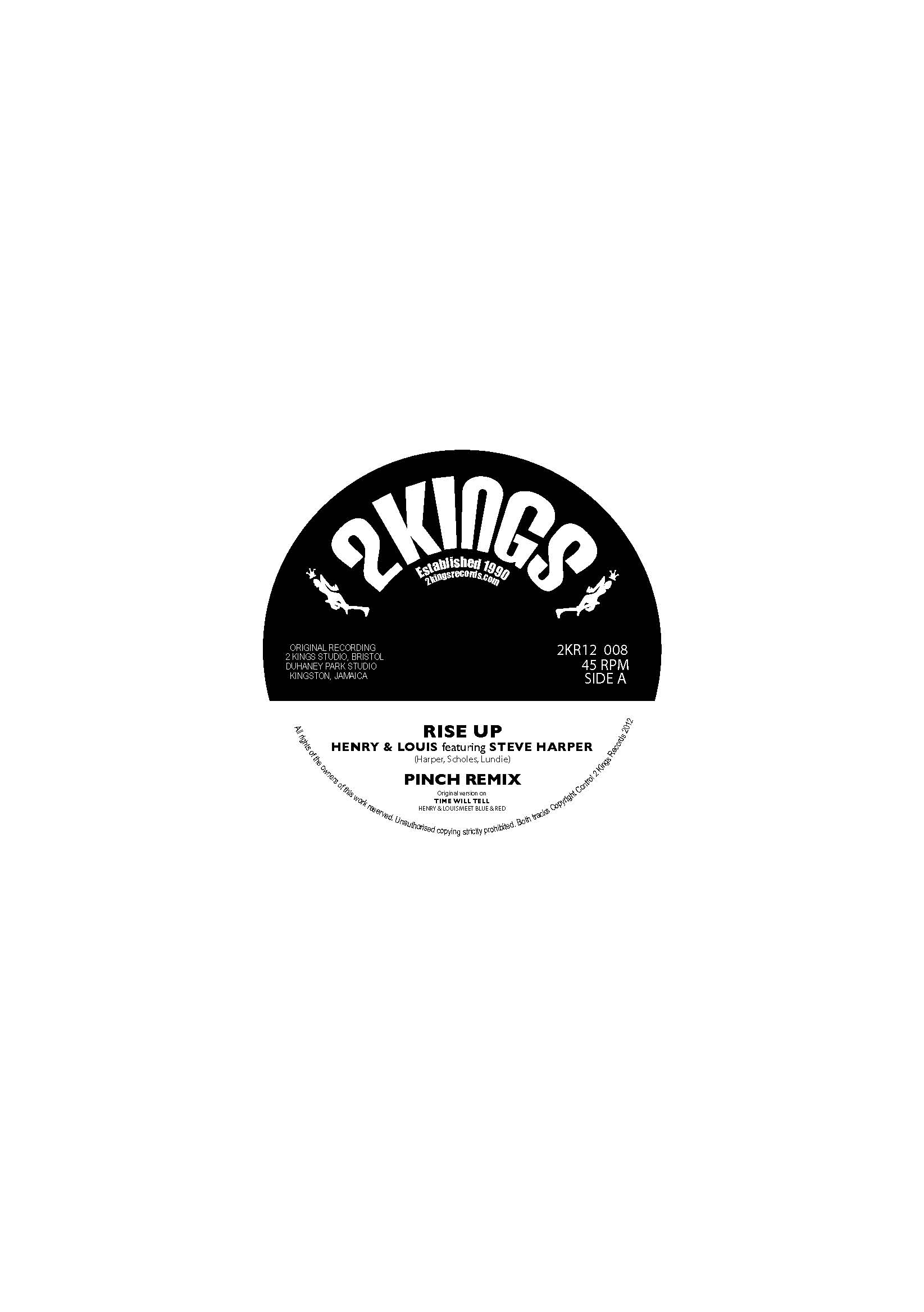 Henry & Louis/RISE UP (PINCH REMIX) 12"