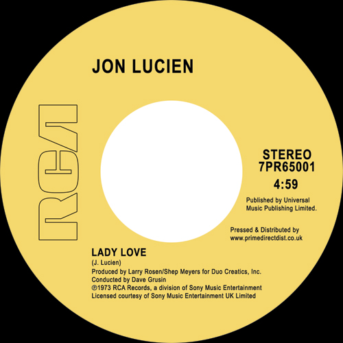 Jon Lucien/LADY LOVE 7"