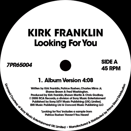 Kirk Franklin/LOOKING FOR YOU 7"