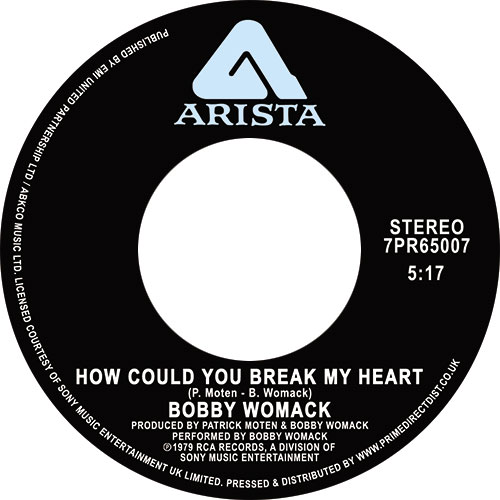 Bobby Womack/HOW COULD YOU BREAK... 7"