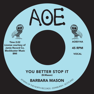 Barbara Mason/YOU BETTER STOP IT 7"