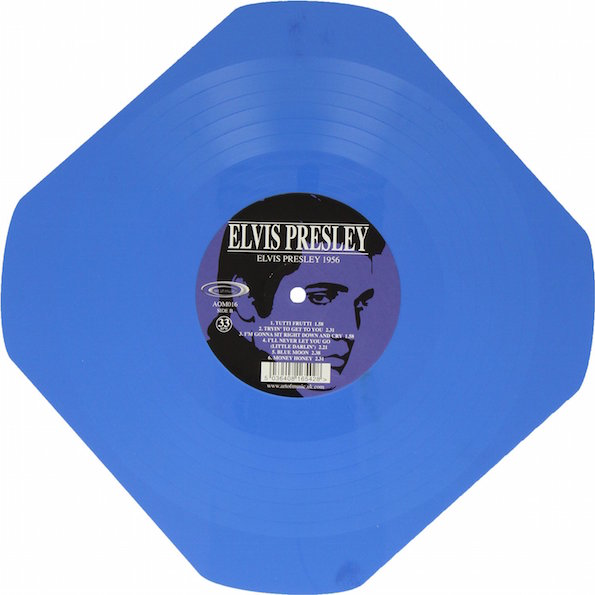 Elvis Presley/1956 (BLUE SHAPED) 10" LP