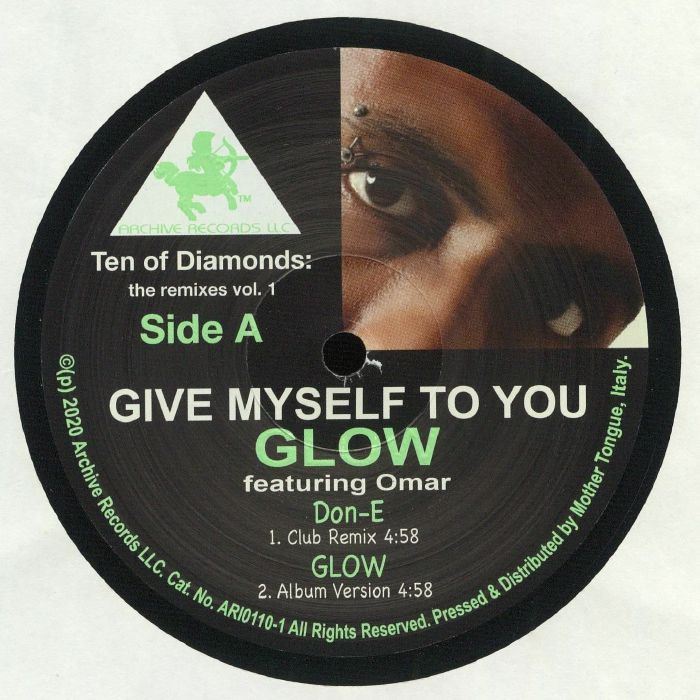 Glow ft. Omar/GIVE MYSELF TO YOU 12"