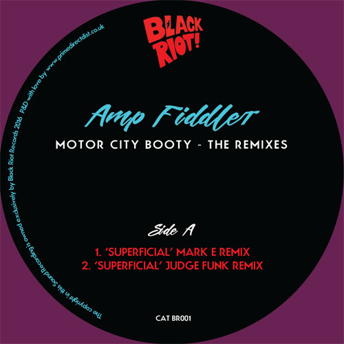 Amp Fiddler/MOTOR CITY BOOTY - RMX'S 12"
