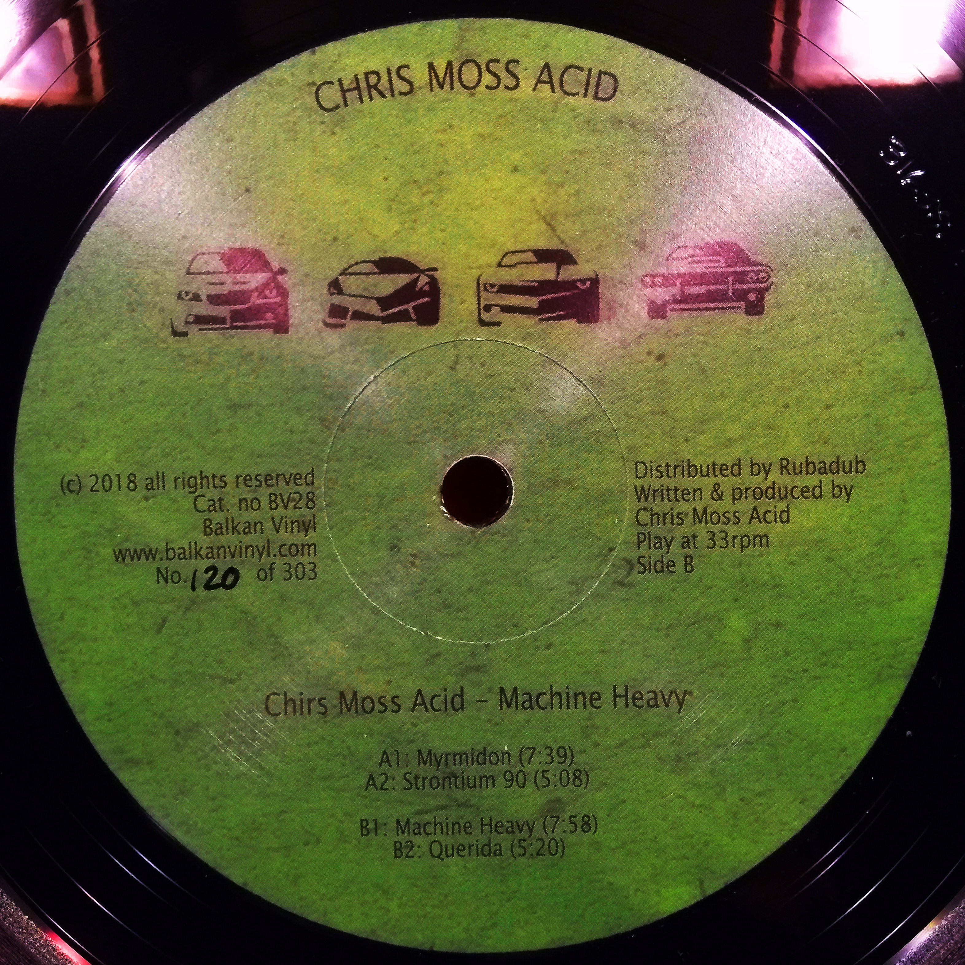 Chris Moss Acid/MACHINE HEAVY 12"