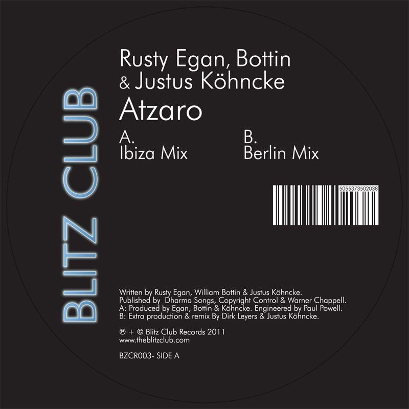 Rusty Egan,J Kohncke & Bottin/ATZARO 12"