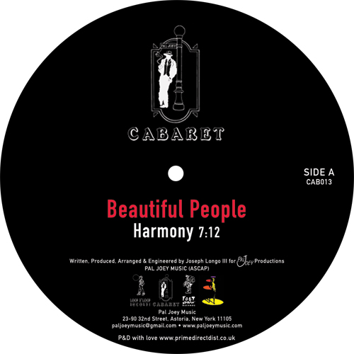 Beautiful People/HARMONY 12"