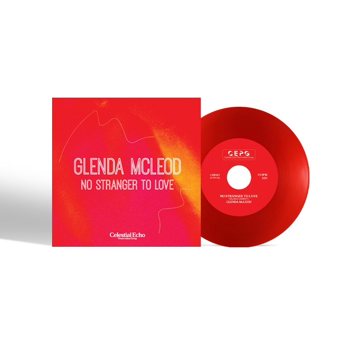 Glenda McLeod/NO STRANGER TO LOVE (RED VINYL) 7"