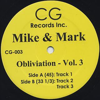 Mike & Mark/OBLIVIATION VOL 3 12"