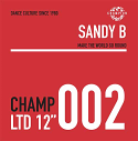 Sandy B/MAKE THE WORLD..(DEEP DISH) 12"