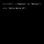 Emperor & Mefjus/HELLO WORLD EP D12"
