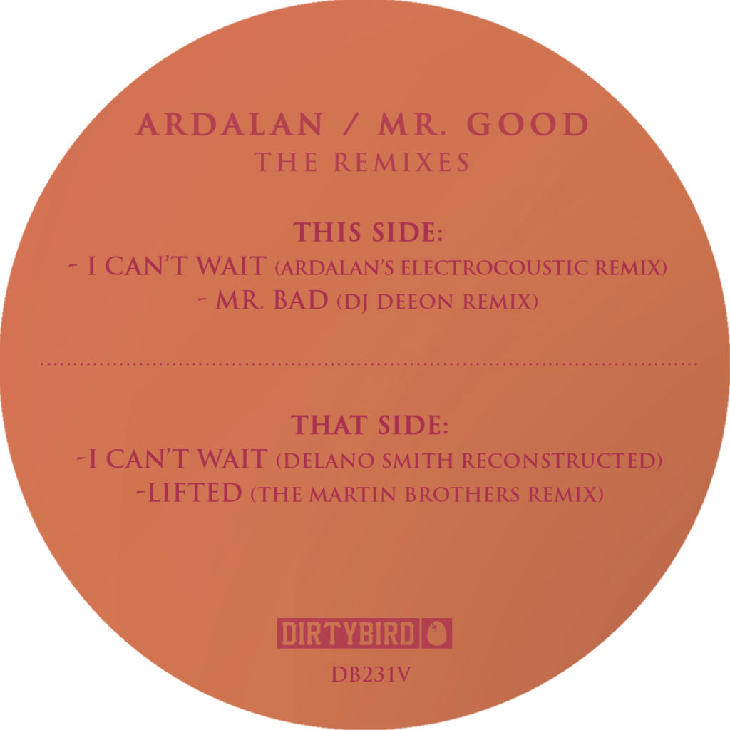 Ardalan/MR. GOOD: THE REMIXES 12"
