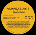 DJ Clear/BRIGHTER DAYS 12"