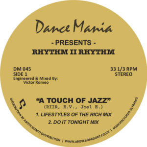 Rhythm II Rhythm/A TOUCH OF JAZZ 12"