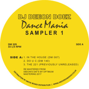 DJ Deeon/DOEZ DANCE MANIA SAMPLER 1 12"