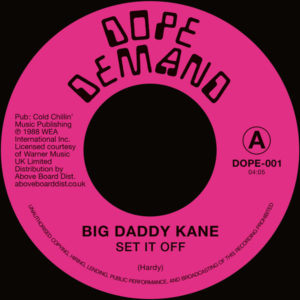 Big Daddy Kane/SET IT OFF 7"