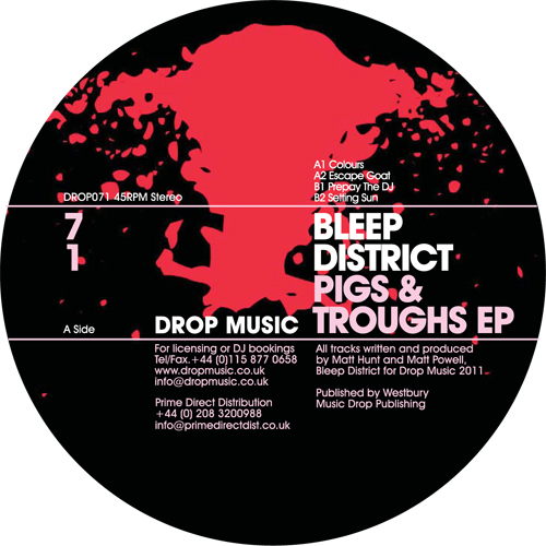 Bleep District/PIGS AND TROUGHS EP 12"