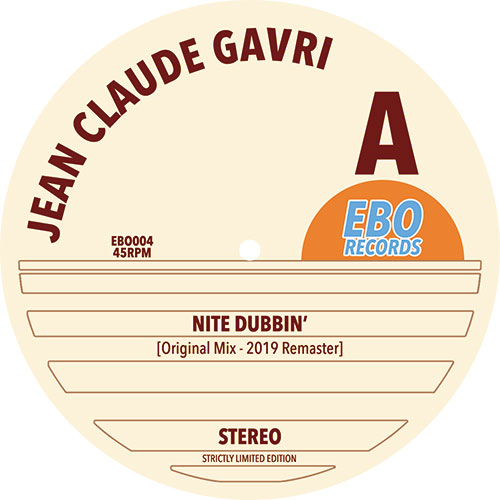 Jean Claude Gavri/NITE DUBBIN': 2019 12"