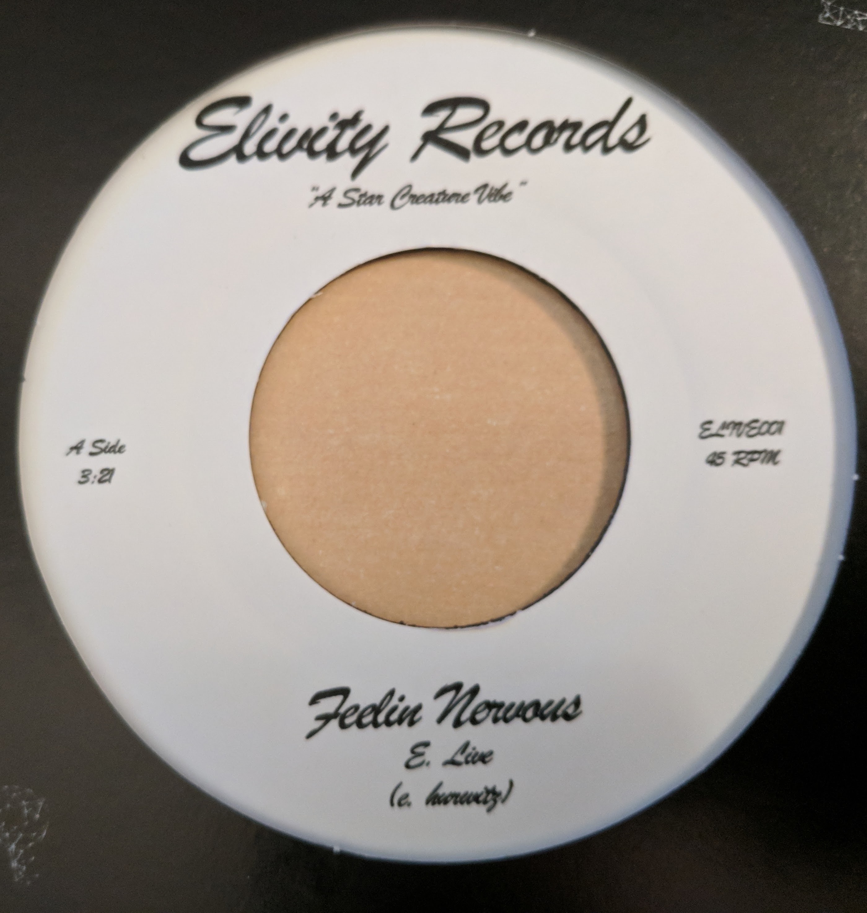 E. Live/FEELIN NERVOUS+FEELIN YOU UP 7"