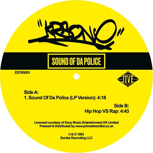 KRS One/SOUND OF DA POLICE 7"